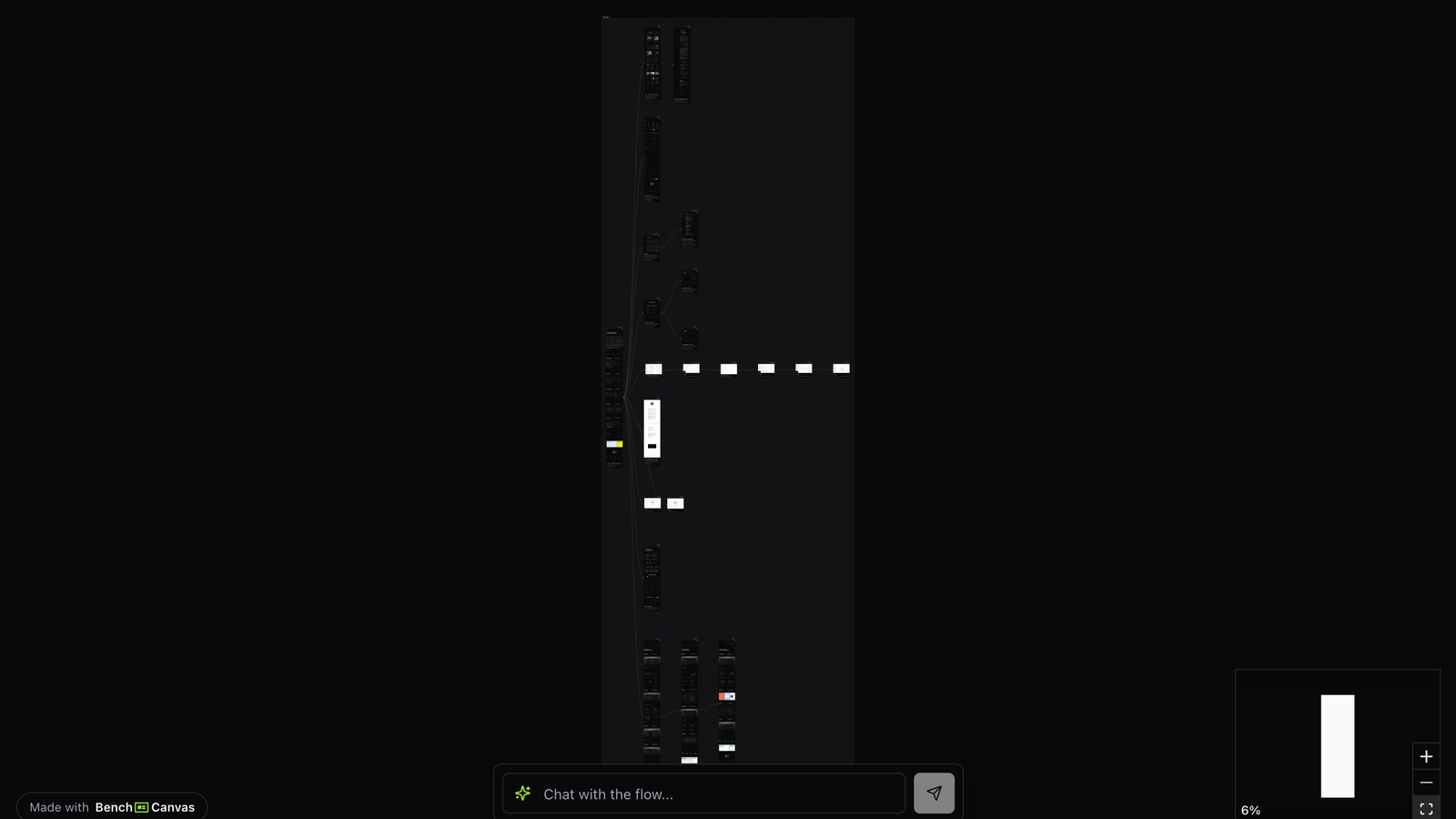 Linear app design UX flow map of marketing site and product UI screens